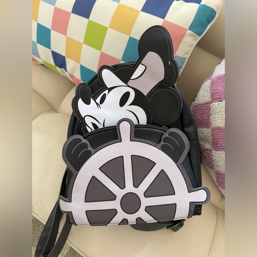 Steamboat Willie Mickey Mouse Loungefly Backpack